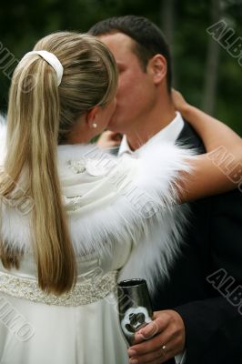 Wedding kiss