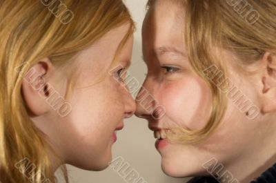 looking to eachother