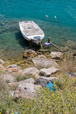 Small greek fishing boat