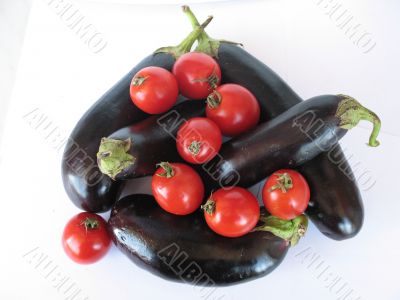 Tomatoes and egg-plants