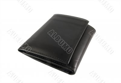 black leather wallet