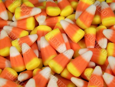 Full Frame Photo of Candy Corn
