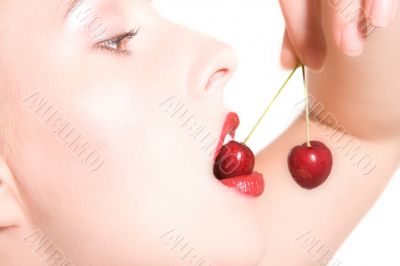 Ripe cherries