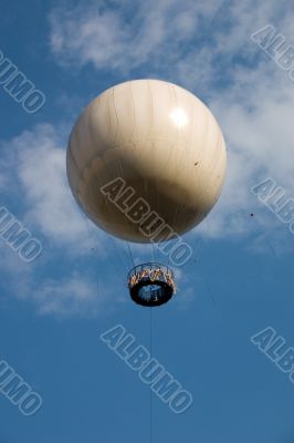 balloon, flight, sky