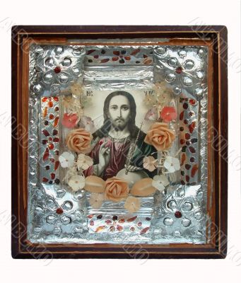 Jesus Hristosa`s ancient Christian icon