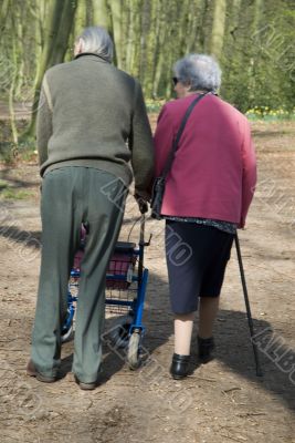 elderly couple