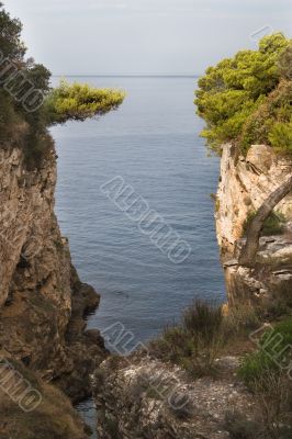 Adriatic small canyon