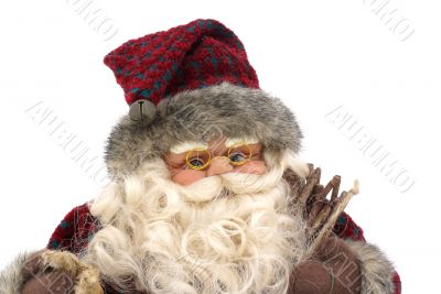 Santa`s portrait.