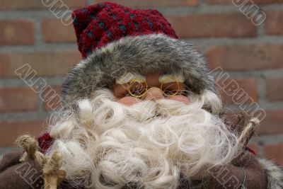 Santa`s portrait.