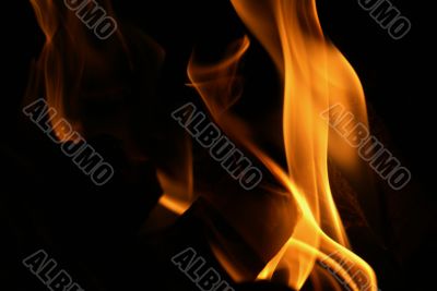 Fireplace.