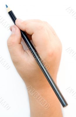 hand with pencil