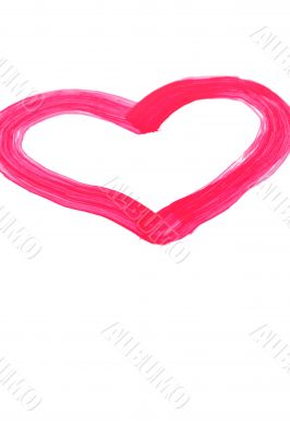 Pink Watercolor Heart