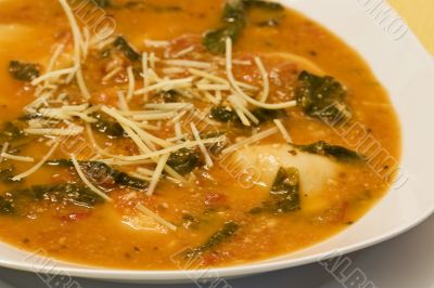 spinach tortellini soup