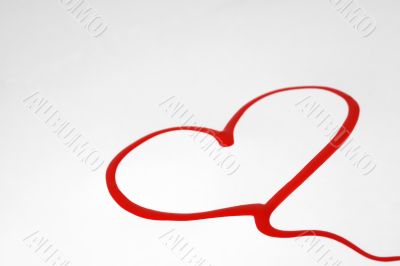 Valentine Heart Brushstrokes