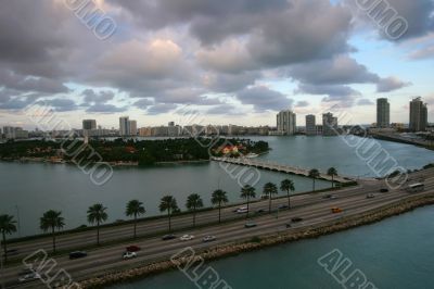 Clouds Over Miami Traffic