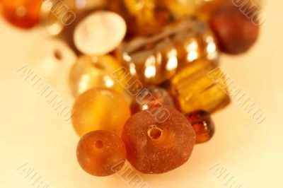 Brown Glass Beads