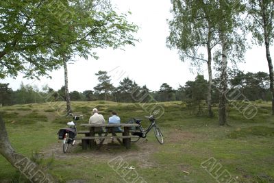 resting couple