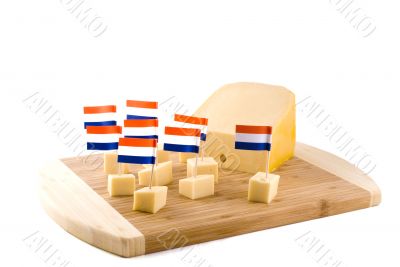 Dutch cheese-cubes
