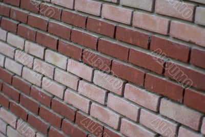 A brick wall.