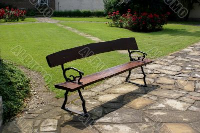 An old bench.