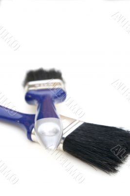 Two paintbrushes.