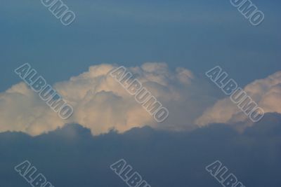 Clouds.