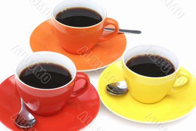 Cups of coffee...