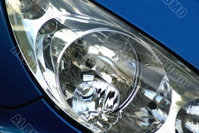 Car headlight.