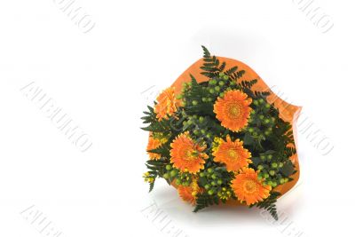 Orange bunch of flowers