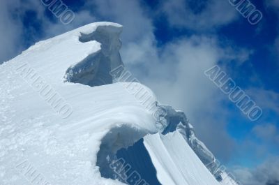 Frozen ridge