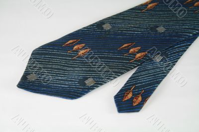 blue necktie