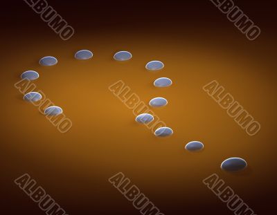Question mark 3d