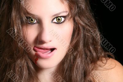 Scary woman