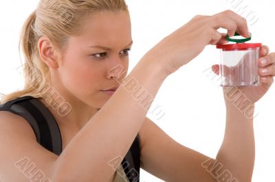 Checking out the spider