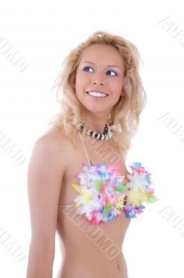 Beautiful blond girl