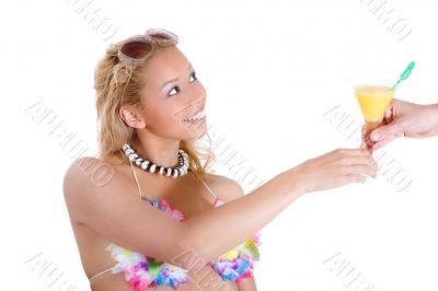 Beachbabe getting served