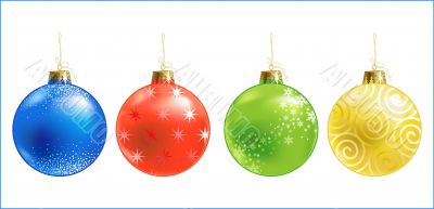Christmas ball /  ornament / vector