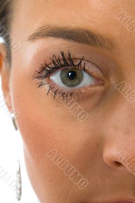 portrait by young, beautiful woman