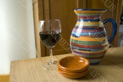 Glass of wine