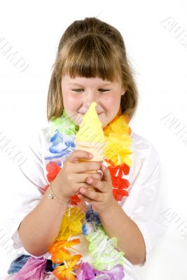 Girl with ice-cream