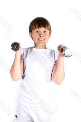 fitnessed kid