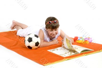 Relaxing kid