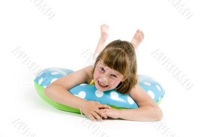 Girl has fun