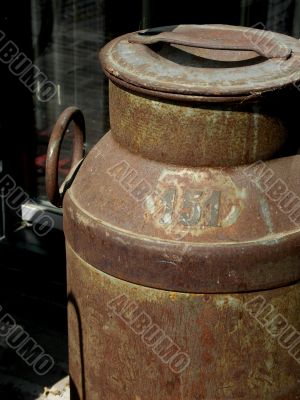 A milk jug.