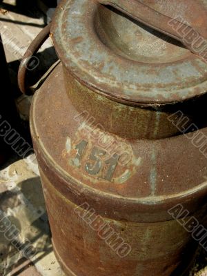 Milk can.