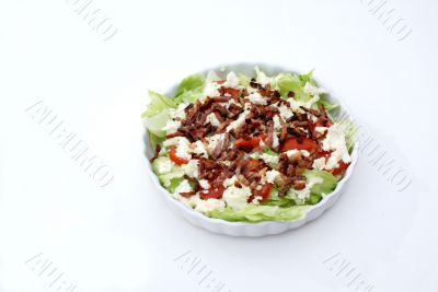 A colorful salad.