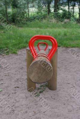 A seesaw.