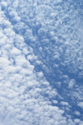 Cloudy background.