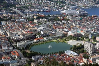 Bergen from above