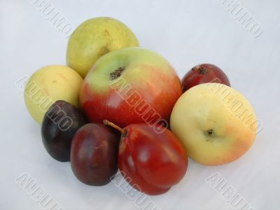 Fruit from a house garden